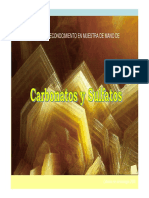 Sulfatos, Carbonatos