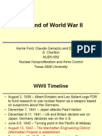 WWII Timeline and Development of the Atomic Bomb