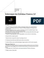 Kekurangan Dan Kelebihan Windows XP