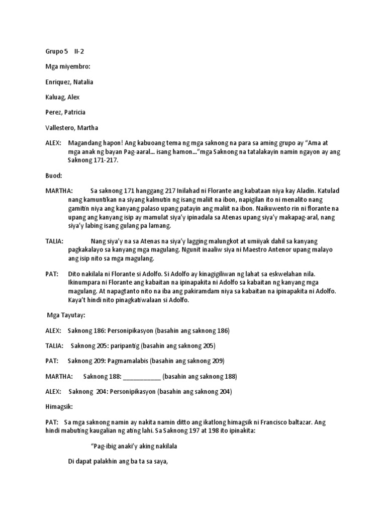 Fil Script Pdf