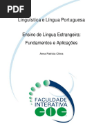 Ensino de Línguas Estrangeiras, Fundamentos e Aplicações - A. P. China