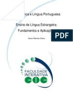 Ensino de Línguas Estrangeiras, Fundamentos e Aplicações - A. P. China