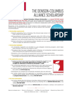 Denison-Columbus Alliance Scholarship