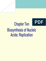 10 Biosynthesis of Nucleic Acids