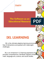 The Software As An Educational Resource: Lesson 14: Activity
