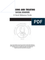 Assessing and Treating: Suicidal Behaviors