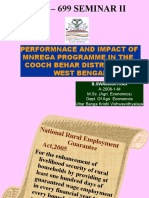 Eco - 699 Seminar Ii: Performnace and Impact of Mnrega Programme in The Cooch Behar District of West Bengal