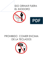 Prohibido Orinar Fuera Del Inodoro