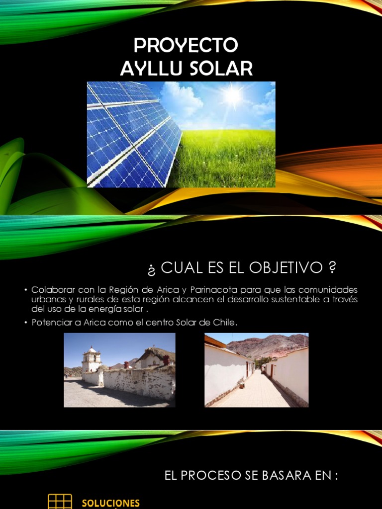 Ayllu Solar: Energía Solar en Arica | PDF | Energía solar | Chile