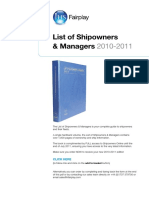 China Shipowner Details