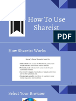 How To Use Shareist