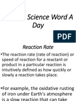 Learn A Science Word A Day