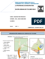 Organización urbana concéntrica del complejo arqueológico de Túcume