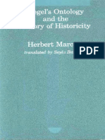 Herbert Marcuse-Hegel's Ontology and Theory of Historicity