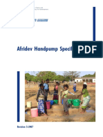 AFRIDEV Handpump Specification Rev 5 2007