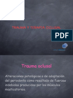 Clase 9 Trauma y Terapia Oclusal