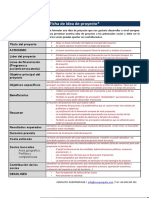 Ficha de Idea de Proyecto Europeo