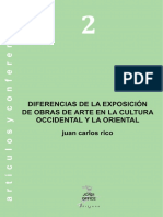 2. Diferencias de La Exposición de Obras de Arte en La Cultura Occidental y La Oriental