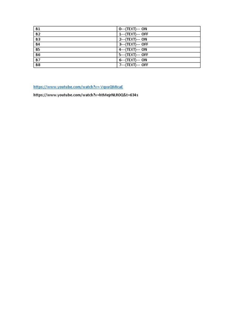 Toggle Switch States Overview | PDF