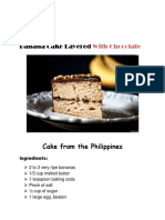 Banana Cake Layered: Cake From The Philippines