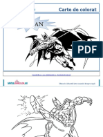 Batman Carte de Colorat PDF