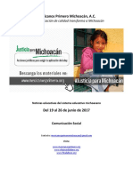 Noticias Del Sistema Educativo Michoacano Al 26.06.2017 PDF