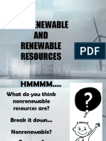 Nonrenewable AND Renewable Resources