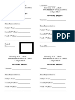 Col Official Ballot