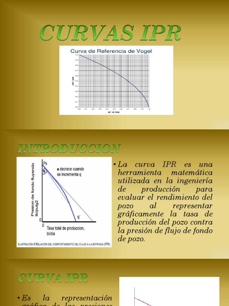 Curvas IPR en Pozos de Petróleo | PDF | Petróleo | Reservorio