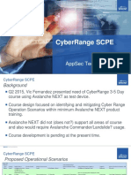 Cyber Range SCPE AppSec TechRoundup
