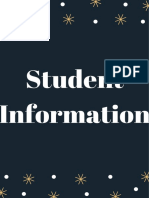 Student Info