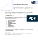 Áreas de Conocimiento Empleadas Al Presupuesto