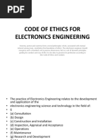 Code of Ethics For Electronics Engineering