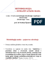 Metodologija Nauno - Istraivakog Rada1 PDF