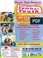 Mayor Rivera's Summer Youth Activities List 2017