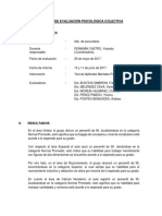 A Informe de Evaluación Psicológica Colectiva