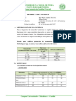 Informe Fitopatológico Vid, Banano y Limon