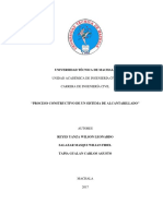 Proceso Constructivo Sistema Alcantarillado