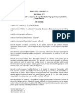 Directiva Cerinte Calitate Ape Preparare Apa Potabila