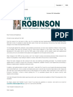 Councillor Jaye Robinson's Summer 2017 eNewsletter