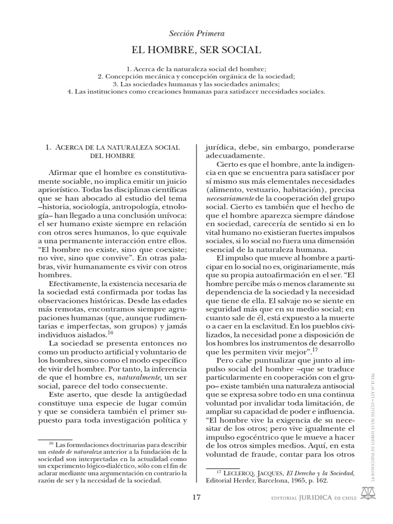 El Hombre como Ser Social | PDF | Sociedad | Homo Sapiens