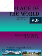 Place of The World: Students Name:Selenia Almendares Grade/Section: 1omo A Spanish