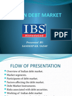 Indian Debt Market: Presented BY: Sandeep Kr. Yadav