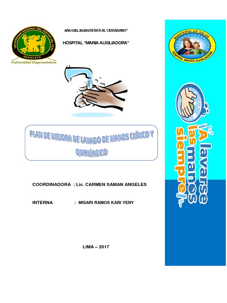 Mejora del Lavado de Manos en Hospitales | PDF | Lavado de manos | Hospital