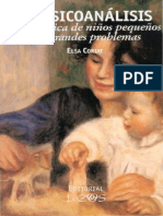 El Psicoanálisis en La Clínica de Niños Pequeños Con Grandes Problemas (Elsa Coriat) PDF