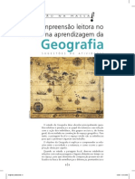 A Compreensão Leitora, Ensino Aprendizagem, Cartografia