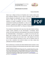 Corpo, ambiente e processos de co-determinação