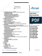 Atmel 8272 8 Bit AVR Microcontroller ATmega164A - PA 324A - PA 644A - PA 1284 - P - Datasheet PDF