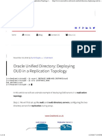 Oracle Unified Directory - Deploying OUD in A Replication Topology - OraWorld