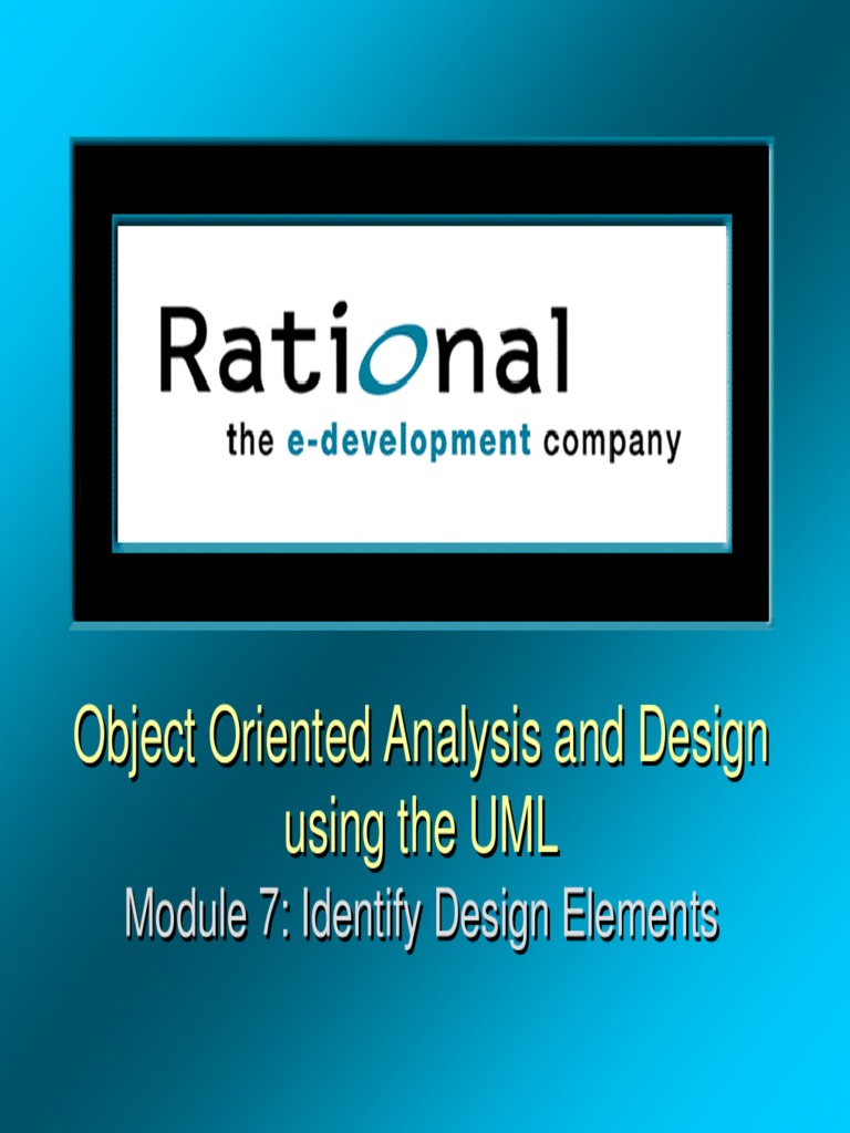 12 - OOADv2000 - IM07 Rational PDF | PDF | Class (Computer Programming ...